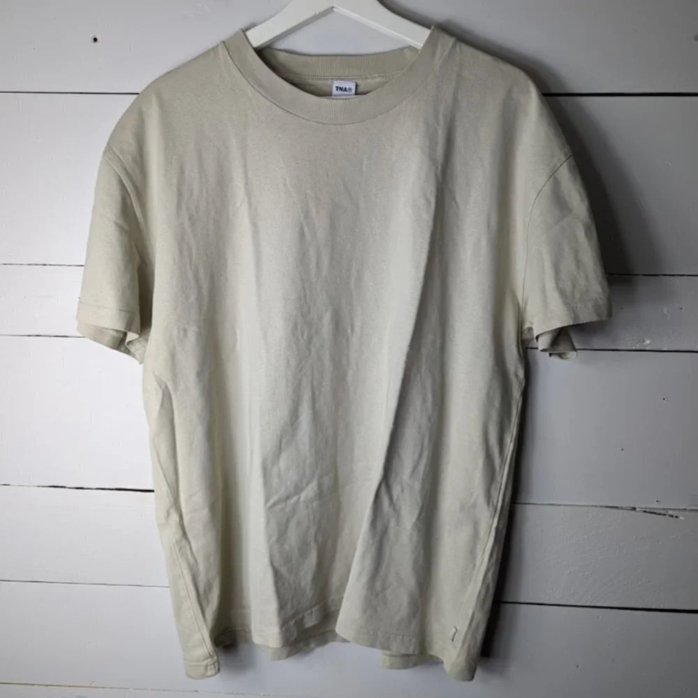 TNA Short Sleeve Tee in Light Cream